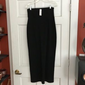 James Peres black long skirt new with tags sz 4